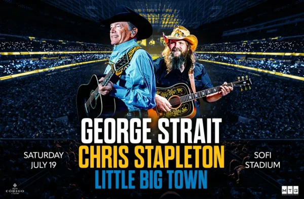 George Strait and Chris Stapleton with special guest Little Big Town Sat., July 19, 2025 / 5:45 PM $35.00