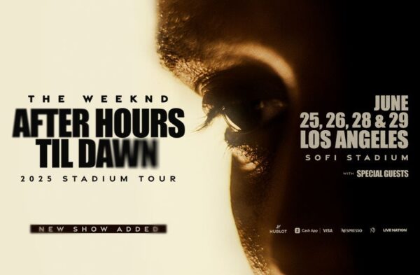 The Weeknd: After Hours Til Dawn Tour June 25th, 26th,28th,29th,2025, 7:00 PM $35.00@ Sofi Stadium